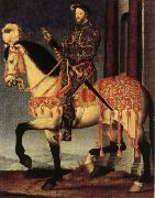 Francois Clouet Portrait of Francis I on Horseback France oil painting artist